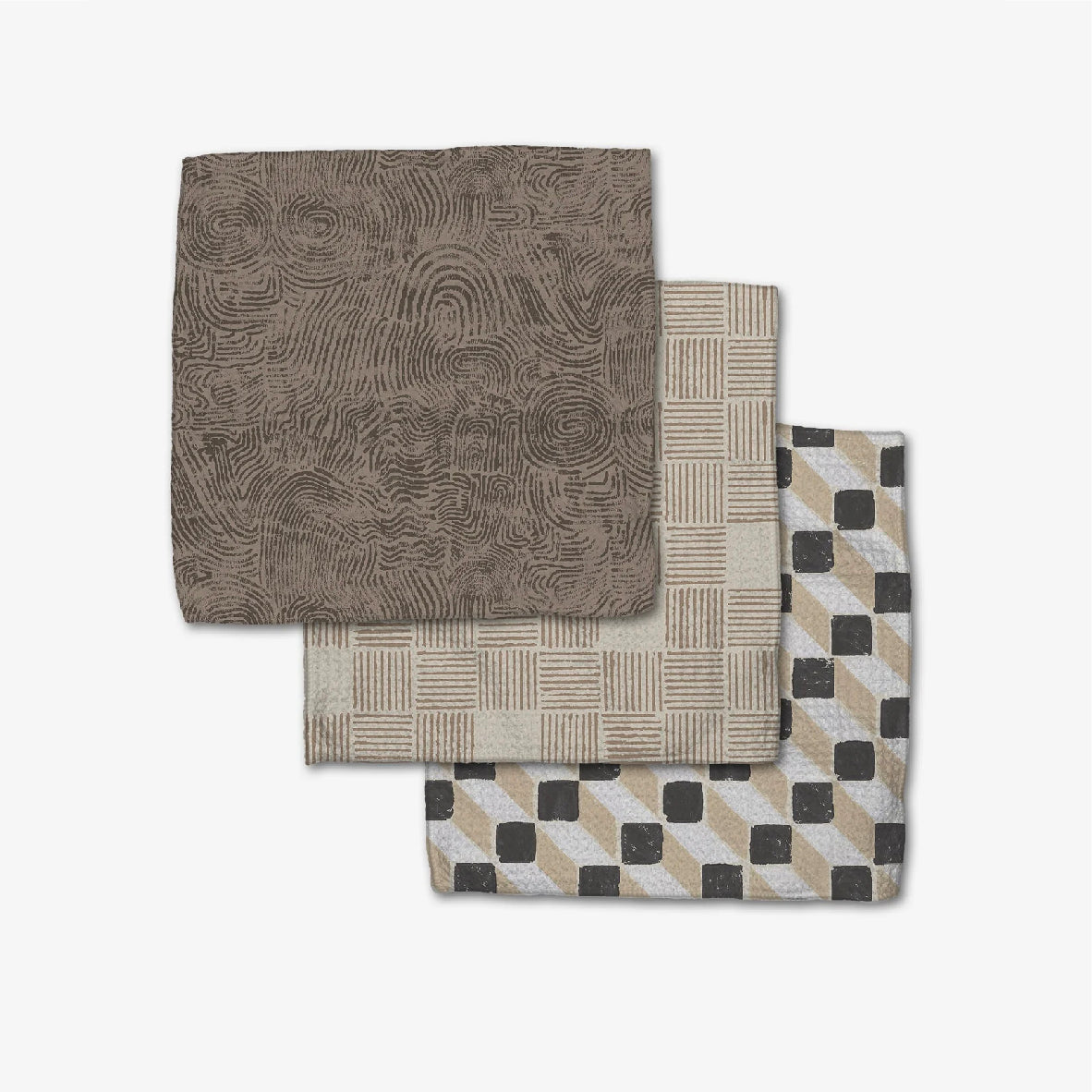 Geometry Dishcloth Set Geometry Dishcloth Set