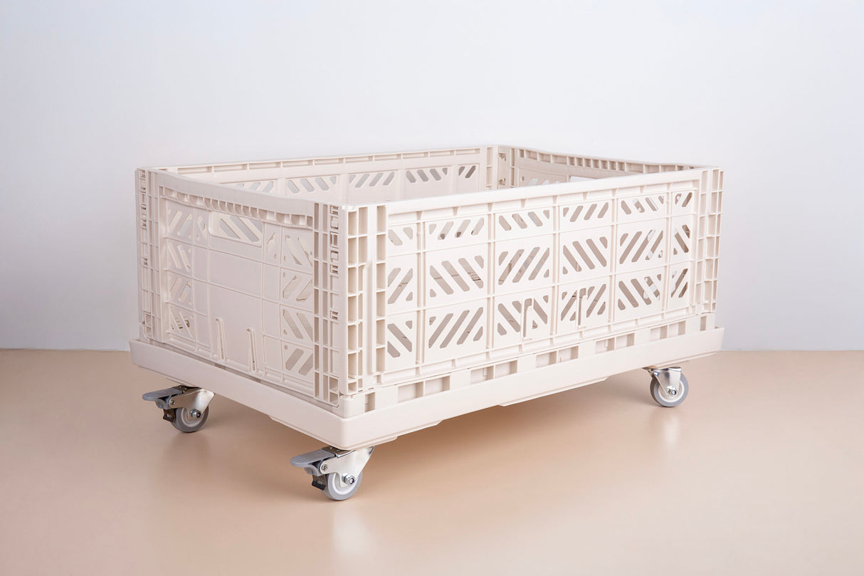 Aykasa Trolley Base with single Maxibox crate, detail view