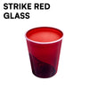 Sardine Glass — Strike Red