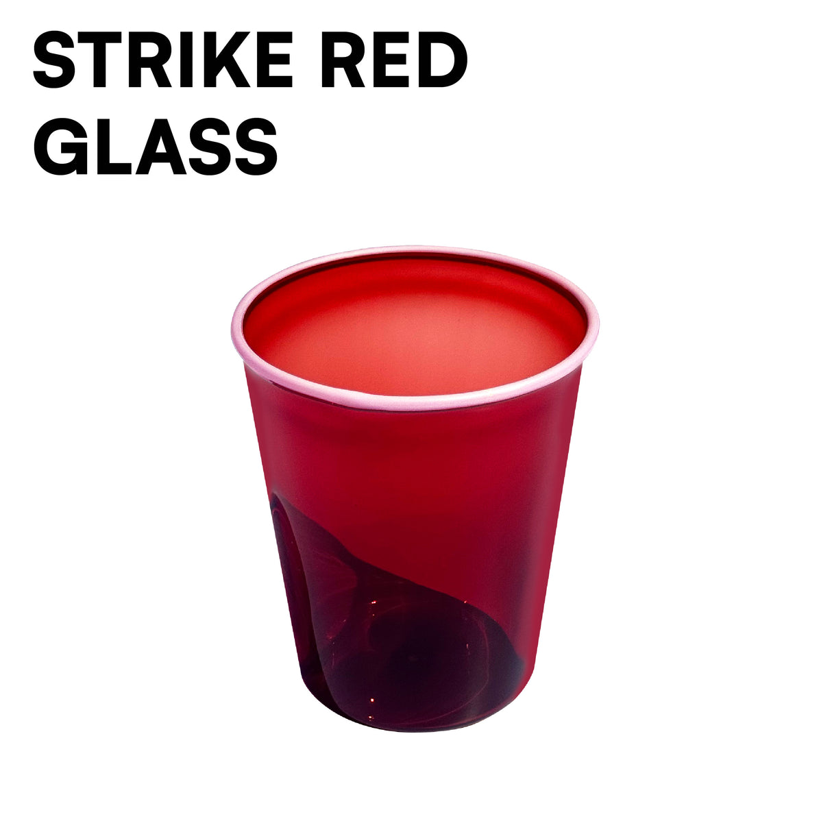Sardine Glass — Strike Red