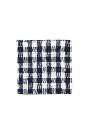 Navy White Check